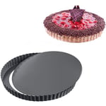 Tårtform pajform, non-stick med löstagbar botten kakbakform (22 cm)