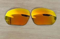 NEW POLARIZED CUSTOM FIRE RED LENS FOR OAKLEY PLAZMA SUNGLASSES