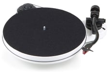 Pro-Ject RPM 1 Carbon, Turntable with 8,6'' S-shaped carbon tonearm and Ortofon 2M Red (Gloss white)