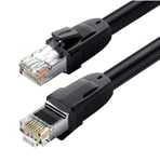 Ugreen Ethernet-patchkabelkabel RJ45 Cat 8 T568B 1m - Svart (70327)