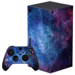 playvital Magic Sky Custom Vinyl Skins for Xbox Series X, Wrap Decal Cover Stickers for Xbox Series X Console Controller