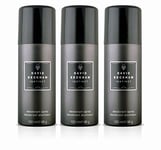 David Beckham Instinct Body Spray Deodorant, 150ml (Pack of 3)