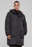 Urban Classics Lång pufferjacka herr (black,XXL)