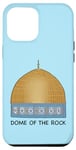 Coque pour iPhone 12 Pro Max Dôme doré du Dôme du Rocher, Mont du Temple Jérusalem dessin