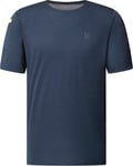 Haglöfs Men's L.I.M Ridge Tee Tarn Blue, L