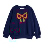 Mini Rodini Bow Sweatshirt Blue | Blå | 92/98 cm
