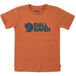 Fjällräven Fjällräven Kids Fjällräven Logo T-shirt - Terracotta Brown - Barn - 122- Naturkompaniet