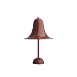 Verpan - Pantop Table Lamp, Burgundy, Excl. E14 Max 25W - Bordslampor - Verner Panton - Röd