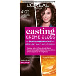 Coloration Cheveux 4102 Marron Givré Casting Creme Gloss - La Boîte