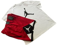 Jordan Jumpman T-Shirt And Air Diamond Dri Fit Shorts SET Casual Gym Retro MJ