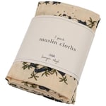 Konges Sløjd 3-Pack GOTS Muslinfiltar Panda Nuit | Beige | 0-3