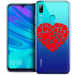 Caseink Coque pour Huawei P Smart 2019 (6.21) Housse Etui [Crystal Gel Motif HD Collection Love Saint Valentin Design Coeur des Coeurs - Souple - Ultra Fin - Imprimé en France]