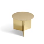 Slit Table Round - Brass
