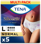 TENA Lady Silhouette Pants - Large - 6 Pack of 5 - For Bladder Weakness