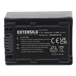 EXTENSILO Batterie compatible avec Sony HDR-PJ, HDR-PJ20, HDR-PJ10, HDR-PJ10E, HDR-HC9E appareil photo, reflex numérique (1640mAh, 7,2V, Li-ion)
