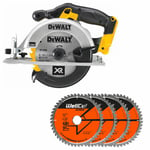 DeWalt DCS391 18V XR li-ion 165mm Circular Saw With 4 Extra 48 Teeth Wood Blade