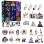 Taylor Swift Adventskalender 2023 för fans, julnedräkningskalender, fina julklappar till fans, 24 dagar av överraskningar!