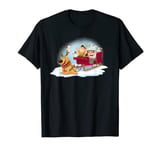 Disney PIXAR Up Carl, Russell & Dug Holiday Sleigh Ride T-Shirt