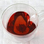 Heart Shaped Double Walled Insulated Glass Coffee Mugs or Tea Cups, Double Wall Glass 8 oz, Clear, Unique & Insulated with Handle