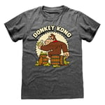 Nintendo - Donkey Kong Dark Heather Unisex T-Shirt - M