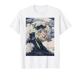 Star Wars Millennium Falcon Space Wave Poster T-Shirt