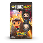 FUNKO GAMES Funkoverse Back To The Future-100 Extension - Spanish Version - Marty McFly, Doc Brown - 3'' (7.6 Cm) POP! - Light Strategy Board Game For Children & Adults (Ages 10+) - 2-4 Players