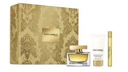 Dolce&Gabbana THE ONE Gift Set For Her 75ml EDP Spray+50ml Body Lotion+10ML EDP