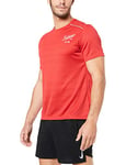 Nike M NK Dry Miler Top SS GX HBR T-Shirt Homme, University Red/White/Reflective, FR : 2XL (Taille Fabricant : 2XL)
