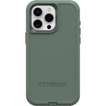OtterBox iPhone 15 Pro MAX (Only) Defender Series Case - FOREST RANGER (Green), screenless, rugged & durable, with port protection, includes holster clip kickstand