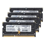 Crucial 4x 8GB 2Rx8 PC3L-12800S SODIMM RAM Laptop Memory Intel DDR3L 1600Mhz