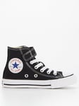 Converse Kids Unisex 1V Hi Top Trainers - Black, Black, Size 13 Younger