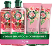 Herbal Essences Rose Shampoo and Conditioner set for petal soft hair,...