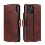 Trolsk Leather Wallet (iPhone 12/12 Pro) - Svart