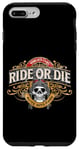 Coque pour iPhone 7 Plus/8 Plus Moto Ride or Die Born into Light Alive into Dark