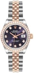 Rolex 279381RBR-0015 Lady-Datejust 28 Violetti/18K punakultaa Ø28 mm