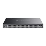 Tp-Link Omada Sg3452xmpp, Hanterad, L2+, Gigabit Ethernet (10/100/1000), Strömförsörjning Via Ethernet (Poe) Stöd, Rackmontering, 1U