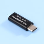 1 PC USB Type-C Data Blocker Juice Jacking Black
