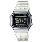 Casio Women's Digital Quartz Watch with Plastic Strap A168XES-1BEF