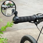 Justerbar Bakspelsstyre Vidvinkel Konvex Spegel Cykling Bakåtblick MTB Cykel