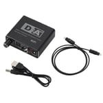 Type A-Portable Hifi DAC Amp Digital To Analog Audio Converter RCA 3.5mm Headphone Amplifier Toslink Optical
