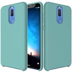Silicone Case for Huawei Mate 10 Lite, Silicone Soft Phone Cover with Soft Microfiber Cloth Lining, Ultra-thin ShockProof Phone Case for Huawei Mate 10 Lite (Sky-blue)