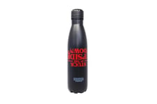Stranger Things Insulated Metal Water Bottle with Upside Down Graphic 540ml - Official Merchandise