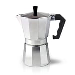 Grunwerg ECM-09 Italian Style Aluminium Espresso Coffee Maker, 9 Cup (360ml)