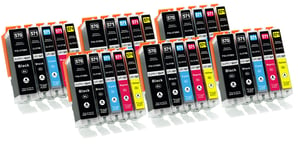 30 Ink Cartridges compatible with Canon PGI-570 / CLI-571 for Canon Pixma MG5750 MG5751 MG5752 MG5753 MG6850 MG6851 MG6852 MG6853 TS5050 TS5051 TS5053 TS5055 TS6050 TS6051 TS6052