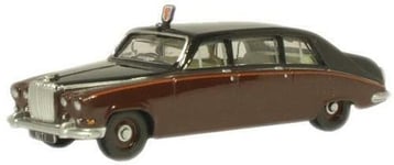 Oxford Diecast 76DS004 Daimler DS420 Limo Claret/Black (Queen Mother)
