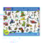 MELISSA & DOUG klistermärkesbok- blå