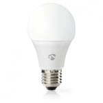 Nedis SmartLife WiFi LED-lampa, E27, 806 lm, vit