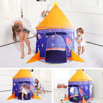 Childrens Pop Up Play Tent Rockets Large Teepee Den House Girls Boys Kids Tent