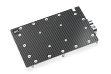 Alphacool 13395, Vattenblock + Bakre Platta, Gjuten Aluminium, Kol, Koppar, Svart, 1/4", 60 ° C, 0,8 Bar