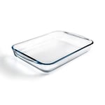 Pyrex Rôtissoire rectangulaire en verre, Blanc, 40 x 27 cm